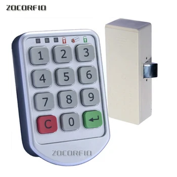 Elektronické heslo skrinky zámky dverí elektronickým kombinačným zámkom zásuvky zámok / súbor kabinetu zámok