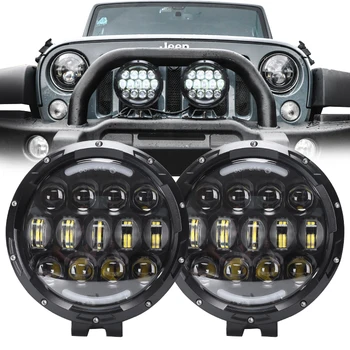 7inch 105W Offroad Auto Truck 4WD Traktor, Loď prípojného vozidla 4x4 SUV ATV 24V 12V Spot LED Svetelný Panel LED Pracovné Svetlo