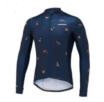 2019 jar/jeseň Morvelo Klasický cyklistický dres pre mužov Cestnej bike cyklistiku Maillot Ciclismo MX DH long sleeve jersey