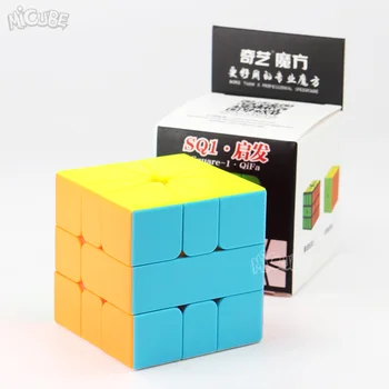 Qiyi Qifa SQ1 SQ-1 Kocka Magic Speed Kocka Stickerless Black Puzzle Kľukatých Hračky Pre Deti Cubo Magico Square-1 Square1