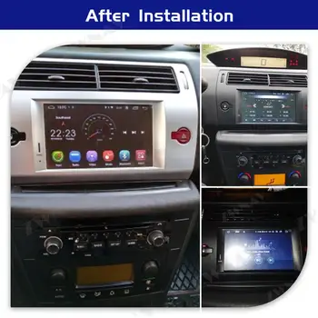 IPS Android 10 obrazovke Auto DVD Prehrávač Pre Citroen C4 Quatre Triumf GPS navigácia, Auto Rádio Stereo Multimediálny Prehrávač Vedúci Jednotky