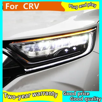 Svetlometu montáž Na Honda CRV 2017-2019 led Reflektor Pre CR-V LED Svetlomet s LED DRL dynamické Predné svetlo