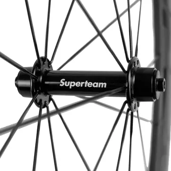 SUPERTEAM 50mm Clincher/Rúrkové Uhlíka Dvojkolesia Cestný Bicykel Carbon Bike kolesá