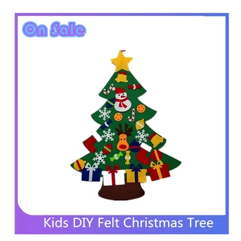 Deti urob si sám Cítil Vianočný Strom Dekorácie 3.2 Ft Strom pre Domova 30 Ks Vianočné Ozdoby Nový Rok Darčeky Xmas Tree Batoľatá