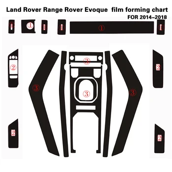 Pre Land Rover Range Rover Evoque Samolepiace Auto Samolepky Uhlíkových Vlákien Vinylové polepy Áut a Obtlačky Auto Styling Príslušenstvo