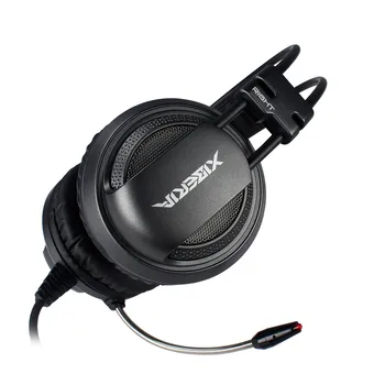 Najlepšie Počítačové Herné Headset Čelenka s Mikrofón Mic XIBERIA V10 Ťažké Basy Stereo Herné Slúchadlá s ľahkou pre PC Gamer