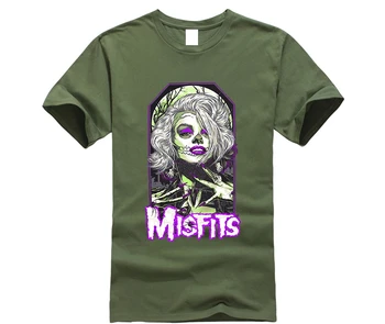 Muži tričko Misfits Tričko Originál stratená existencia Kostry Lebky Tričko s Black funny t-shirt novinka tričko mužov
