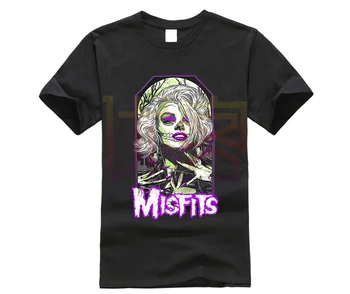 Muži tričko Misfits Tričko Originál stratená existencia Kostry Lebky Tričko s Black funny t-shirt novinka tričko mužov