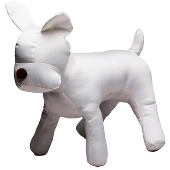 Bavlna Psa Modelu Psa Stanovuje Psie Oblečenie Displej Kati pre internetový Obchod Pet Oblečenie Oblečenie Golier Dekorácie Show-Biela