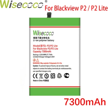 WISECOCO Batérie 7300mAh Pre Blackview P2 / P2 Lite Mobilný Telefón, Kvalitné Batérie+Sledovacie Číslo