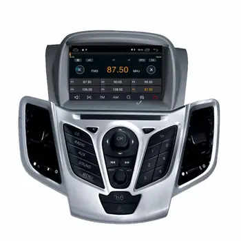 Android 10 Auto DVD Prehrávač Pre FORD Fiesta 2008-2017 GPS Navigácie 2 Din autorádia Multimediálne WIFI Stereo IPS Headunit RDS