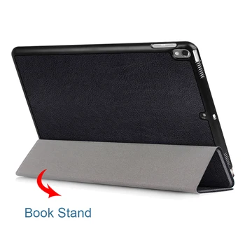 MTT Tablet Case For iPad Pro 10.5 palcový 2017 2019 PU Kožené puzdro Smart Cover pre iPad Vzduchu 10.5