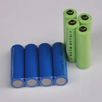 4PCS IFR 14500 3.2 V LiFePo4 nabíjateľná batéria 1000mah AA lítium-iónová bunky + 4pcs falošné batéria pre digitálny fotoaparát hračky