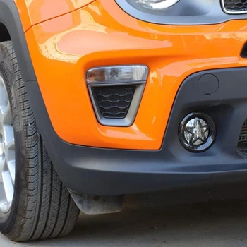 Auto ABS, Hmlové Svetlá Kryt Výbava, Auto Hmlové Svetlo Puzdrá Dekoratívne Výbava pre Jeep Renegade 2019-2020