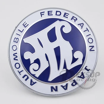 Modrá Univerzálny ID:9 cm JDM Auto Prednej Mriežky, JAF Odznak Znak
