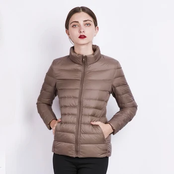 2019 Jeseň Zima Ženy Základné Bunda, Kabát Žena Slim s Kapucňou Značky Bavlna Coats Bežné Čierne Bundy Plus veľkosť bunda