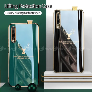 Luxusné Vzor Pokovovanie Mäkké Pokrytie Prípad Pre Huawei Honor 9X Pro Y9s P Smart Z Y9 Predseda Pro 2019 Prípade Anti-knock Ochranné coque
