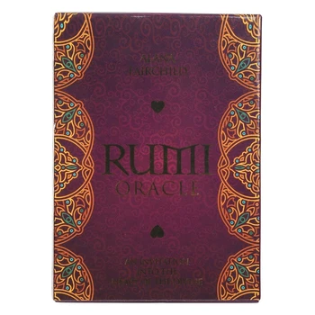 Rumi Oracle Pozvanie do Srdca Božieho 44 Kariet Tarot Paluba Rodinnú oslavu Dosková Hra