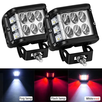 4 palcový 60W LED Pracovné Svetlo 12v 24v Jazdy Lampa Mieste Povodní Offroad Led Svetlomety SUV Truck 4WD ATV Vyzdvihnutie Osvetlenie Vozidla