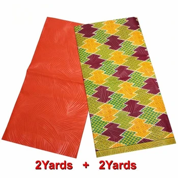 2019 najnovšie Afriky tkaniny vysokej kvality afriky vosk tlač textílií ankara textílie Kente textílie 2yards +2yards za set