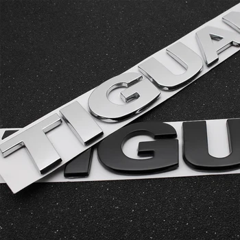 3D kovov Nálepky odtlačkový Auto Styling Logo Auto Príslušenstvo Pre Volkswagen Tiguan 2019 polo sedan 2020 jetta golf 5 jetta 5 bora