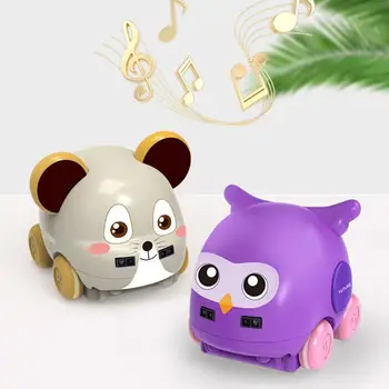 1Pcs Deti Cartoon Zvierat RC Auto Myši Sova Robot Ručné Ovládanie Auta Gesto Sensor Hudobný Sledovať Nasledujúce Hračky Detské Vianočné Darčeky