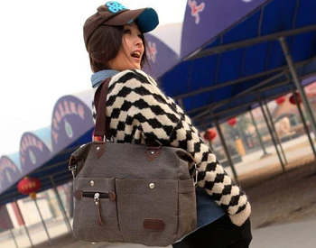 Kórejský verziu novej kabelky módnych bežné plátno ramenní taška dámy ruky taška