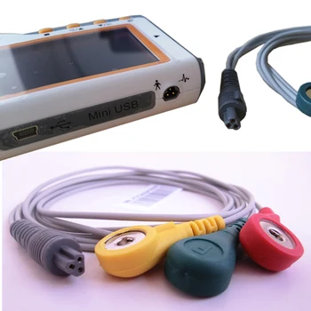 Prenosné Domácnosti Srdca, Ekg, EKG Liečiť Silou Princ 180B Softvér USB Prenosné Srdcový Monitor Kontinuálne Meranie Farebný Displej