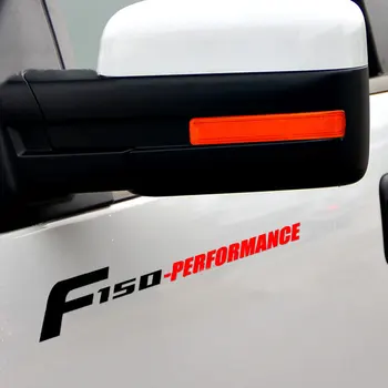 1Pair F-150 Výkon Samolepky a Nálepky pre nákladné auto Auto Auto Telo Dvere Samolepky pre Ford F150