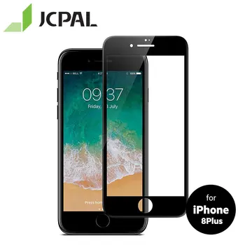 JCPAL Presever Sklo Screen Protector pre iPhone 8 Plus s 9H úrovni ochrane proti poškriabaniu Anti-odtlačkov prstov Jednoduchá inštalácia 51447