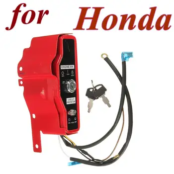 1pcs Nové Zapaľovanie, Prepnite Ovládací Box Prípade s 2 Tlačidlá vhodné pre Honda GX390 13HP GX340 11HP Plynový Motor 16,5 cm x 6typ x 5 cm