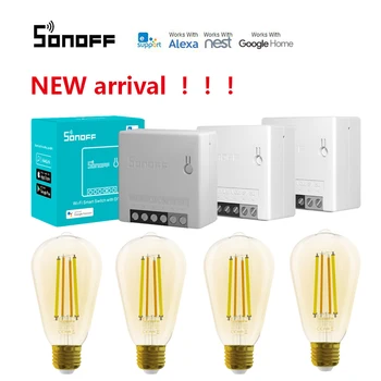 1-5 ks SONOFF mini smart switch zigbee zbmini B02 smart wifi led žiarovka minir2 2 spôsob kontroly switch module support alexa ewelink