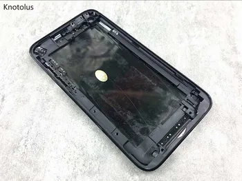 Knotolus black metal späť na bývanie puzdro s čiernym rámom rám tlačidlo napájania pre iPod touch 4th gen touch 4 8 gb 32 gb, 64 gb