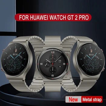 22 mm Kovové Watchband Pre HUAWEI Sledovať GT 2 Pro GT2e ČESŤ Magické Hodinky 2 Náhradné popruh Pre Samsung Galaxy Sledovať Výstroj S3 BAND