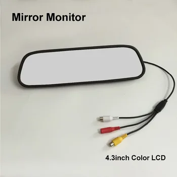 Thehotcakes Auto Spätnom Zrkadle Monitor / Zložené Displej / LCD NTSC PAL Farebný TV, Bezpečnostný Systém Reverznej Zadná Kamera