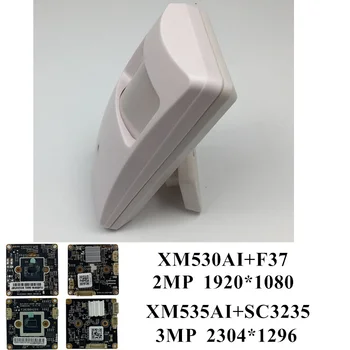 3MP 2MPX Mini IP Box Kamera XM535AI+SC3235 2304*1296 XM530+F37 1920*1080 H. 265 Všetky Farebné ONVIF CMS XMEYE P2P 3.7 mm RTSP