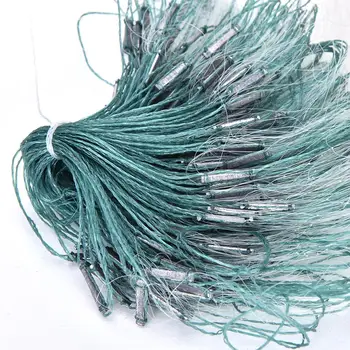 25m 3 Vrstvy Rybárske siete Monofil lov Rýb Gill Net s Plavákom Oka Pre Rybolov