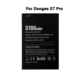 Pre Doogee X7 X7 Pro Batéria Batterie Bateria Batterij Akumulátor BAT16503700 3700mAh