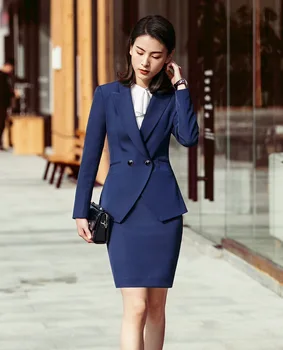 Dámy rovnošaty Business Formálne 2 Ks Elegantné Nohavice Obleky pre Ženy Pracujú Nosiť Sako Nastaviť Žena Plus Veľkosť Nohavice Oblek