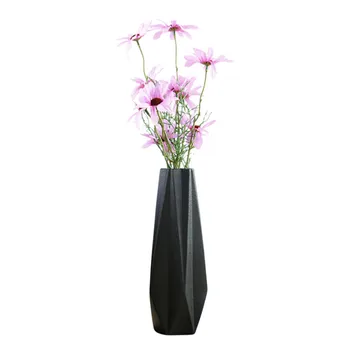 Moderné, Jednoduché Keramické Vázy Biela/Čierna Stola Origami Váza Európskej Módy Kvetináč Kreatívne Svadobné Dary Domáce Dekorácie