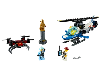 LE60207 Vzduchu Polície: na hon na LEGO drone®CITY™-Originálne hračky pre Chlapcov, Dievčatá údaje