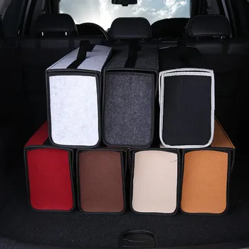Auto Späť Sedadlom Úložný Box Trunk Bag Vozidla Automobilový Nástroj Multi-používať Nástroje Organizátor Pre batožinového priestoru Koberec Skladacie Núdzové Okno