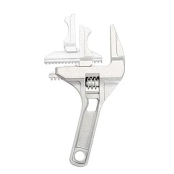 Multi-Funkčné Zmeny Kľúča Repair Tool Nastaviteľný Kľúč Krátke Ramienka Veľké Otvorenie Kúpeľňa Kľúč maticový Kľúč PR Predaj