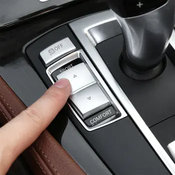ABS Gear Shift Tlačidlá Dekoratívny Kryt Výbava pre BMW 5 Series F07 F10 F18