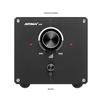 AIYIMA HIFI Bluetooth 5.0 TPA3255 300W Stereo Zosilňovač Digital High Power Zosilňovač PCM5102A Pre Domáce Kino ozvučenie