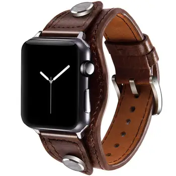 Putá Náramok Pre Apple hodinky series 5 4 3 38 42 40 44 mm Kožené watchband iWatch 42mm/38mm pás Apple hodinky kapela 40 mm 44 mm
