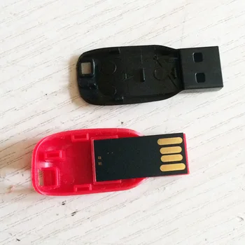 50 Kusov Č logo Plastové USB Disku Shell sú vhodné pre Dlhé UDP2.0 flash Mini ABS Plast Shell nie je To žiadny pamäťový čip