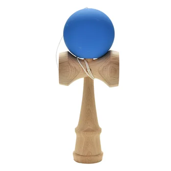 Profesionálne 18.5 cm Tradičné Hračky Gumy, Farby Kendama Matte Ball Dieťa Kendama Drevené Loptu