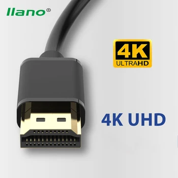 LLANO kompatibilný s HDMI Kábel 4K 60HZ 2.0 Kábel Pre TV PS4 Splitter spínaciu skrinku Rozšírenie Splitter Kábel Pre Notebook, Monitor