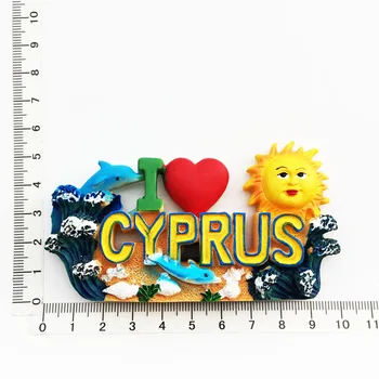 Magnet na Chladničku Dekor Cyprus Grécko Pakistan USA Magnety na Chladničku Suvenírov Živice ako Magnety na Svete cestovného Ruchu Remesiel Darčeky